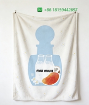 Miumiu Throw Blankets